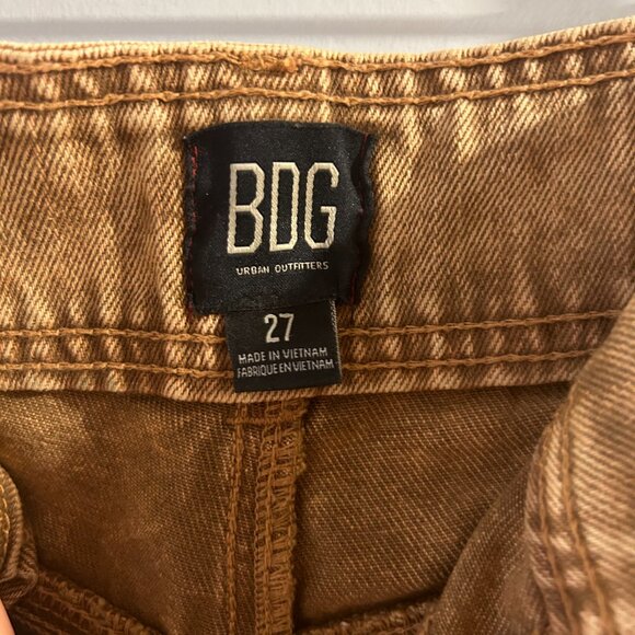 BDG Brown Acid Wash Jeans - Picture 3 of 3